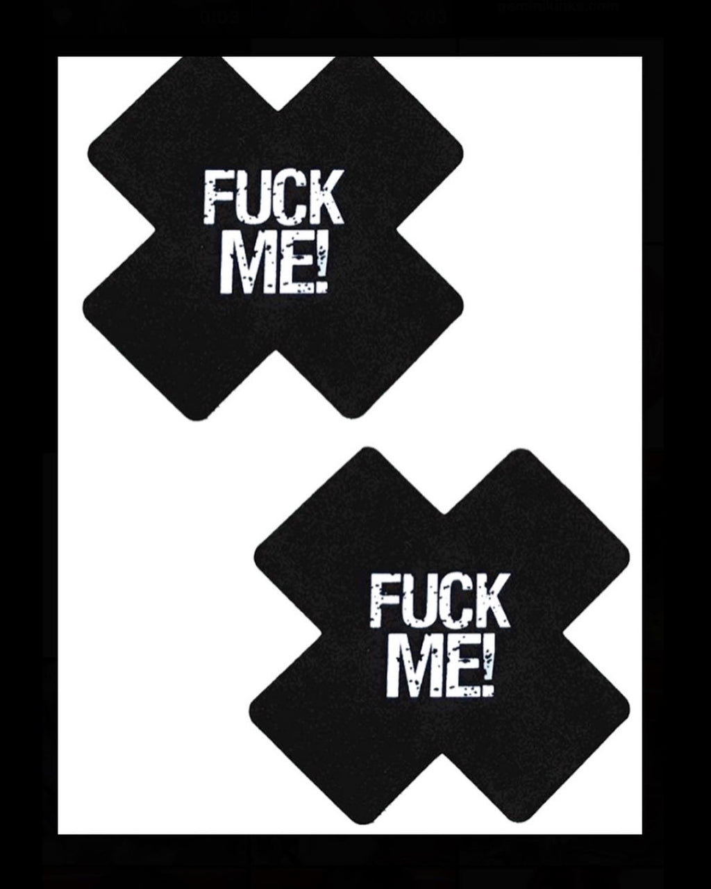 Naughty F Me Nipple Pasties